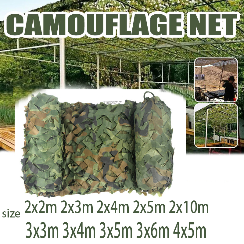 Military camouflage net garden - đánh giá và giá Outdoor Hunting Tent
