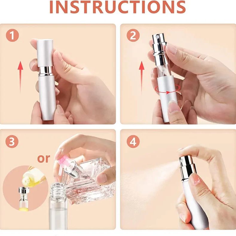 4pcs+4 Accessories 5ml Refilla - đánh giá và giá Scent Eliminator Spray