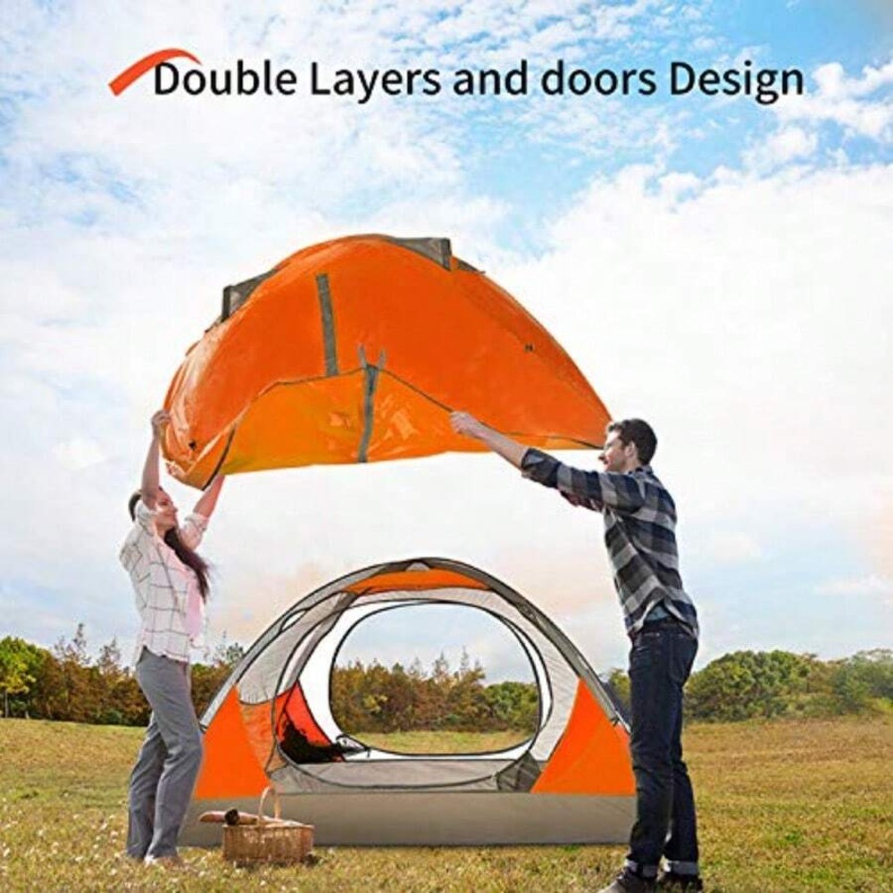 2 4 Person Camping Tent Lightw - đánh giá và giá Outdoor Hunting Tent