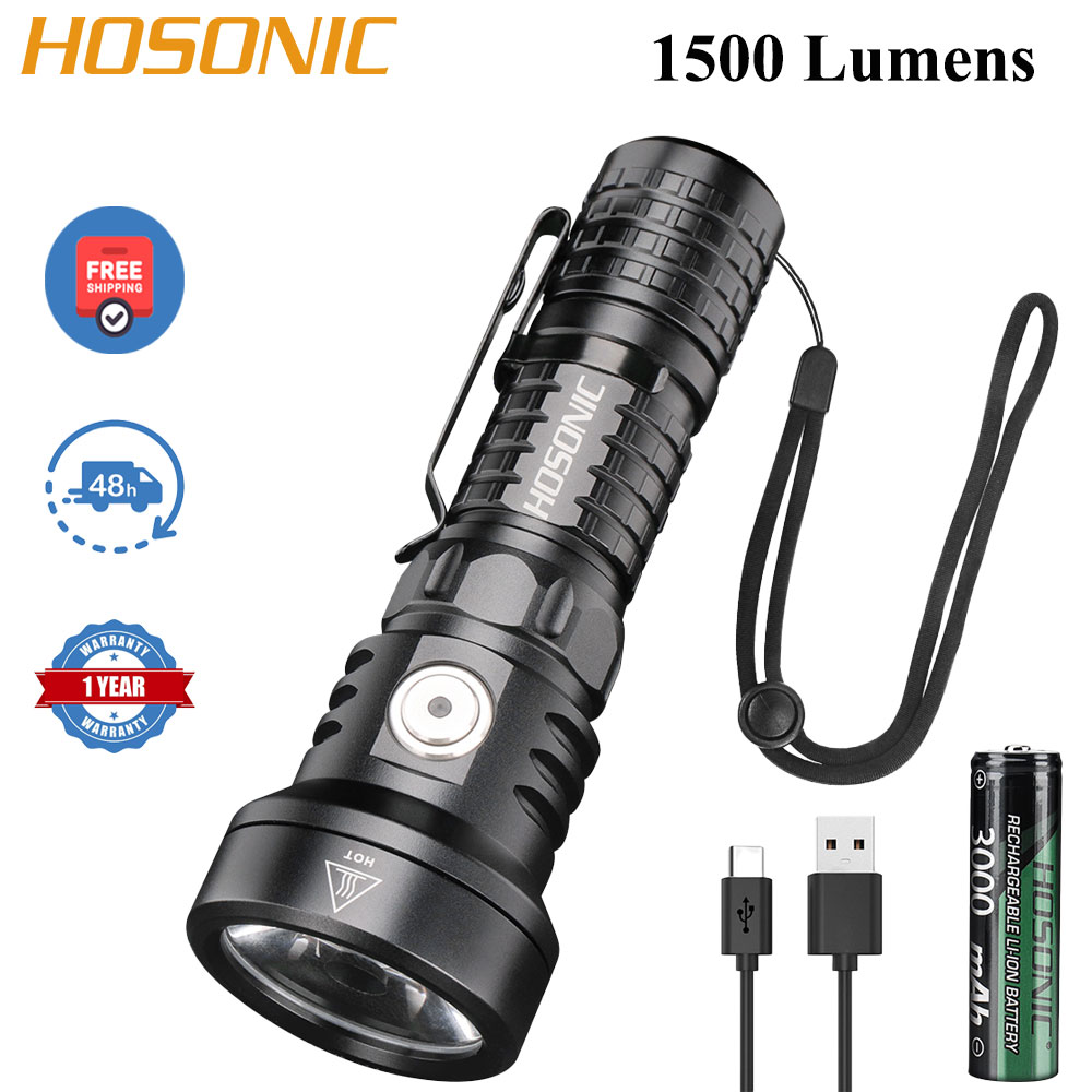 HOSONIC EC12 1500LM Pocket Fla - đánh giá và giá Outdoor Hunting Bike